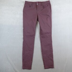PrAna Pants Womens 8 Briann Red Stretch Hiking Skinny Outdoor